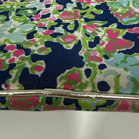 Lilly Pulitzer Ipad Notebook Tablet Neoprene Case Padded 13X9.5" Blue Floral Zip - Picture 7 of 9